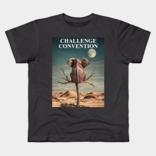 Surreal Elephant: Challenge Convention Kids T-Shirt